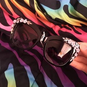 NEW cherry blossom flower decorated sunglasses